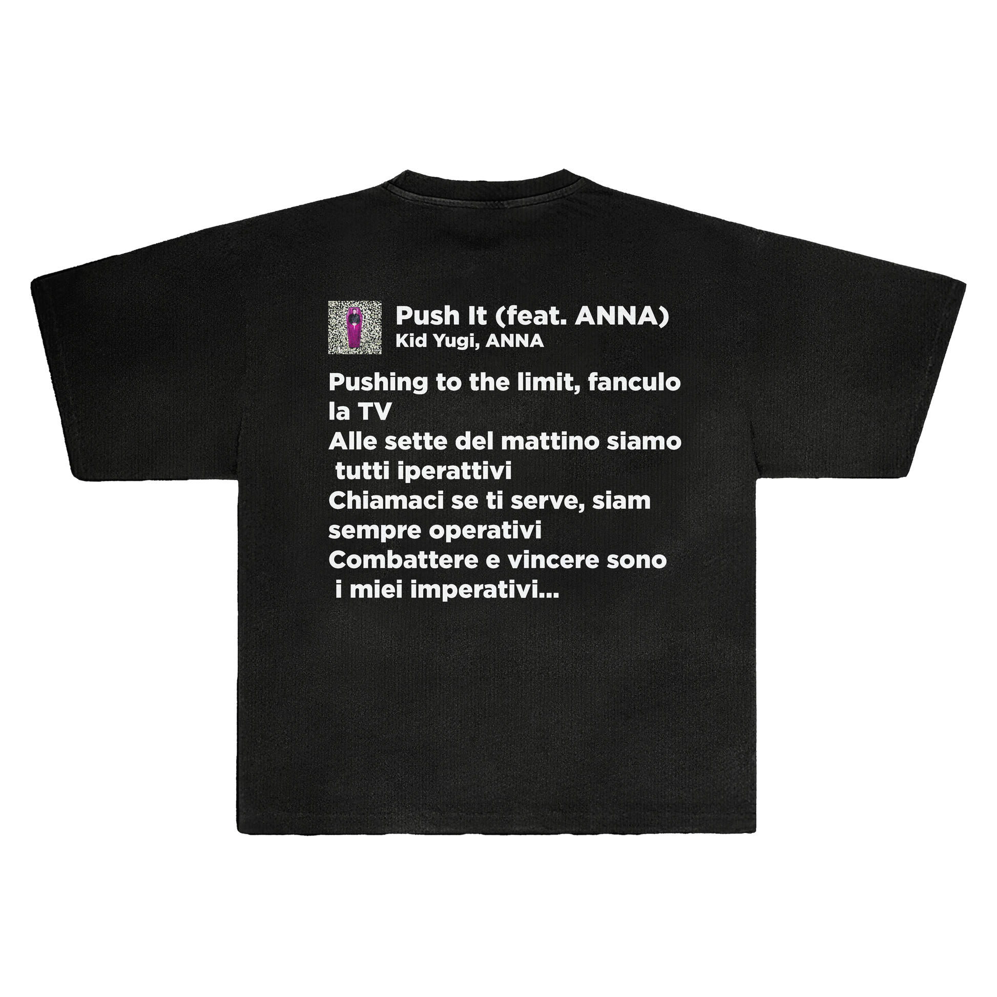 ANNA E YUGI PUSH IT YUGI TEE